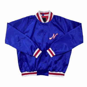 Nashville Sounds League Summer Royal Throwback Satin Jacket