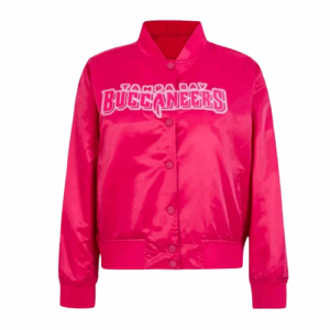Tampa Bay Buccaneers Triple Pink Satin Jacket