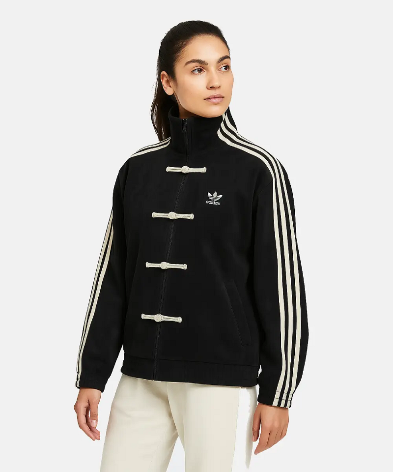 Adidas Chinese New Year Suede Jacket Black - Image 4