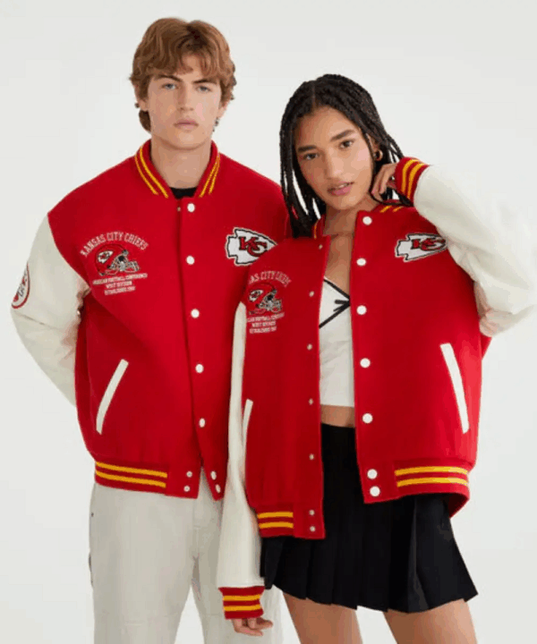 Aeropostale Kansas City Chiefs Varsity Jacket