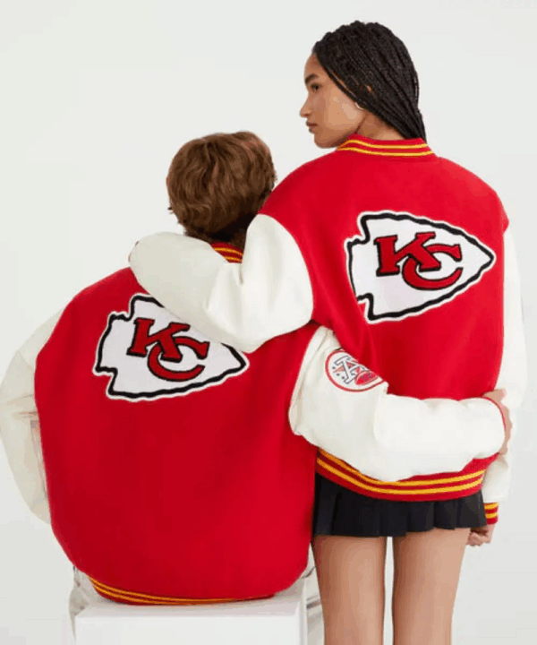 Aeropostale Kansas City Chiefs Varsity Jacket - Image 5