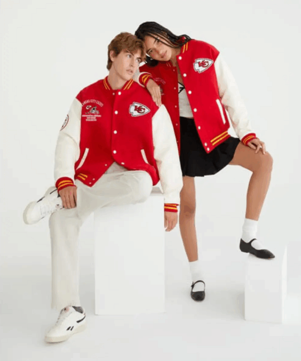 Aeropostale Kansas City Chiefs Varsity Jacket - Image 2