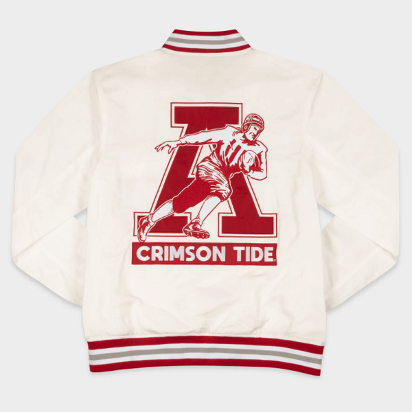 Alabama Crimson Tide Football Championships Whiteout Bomber Jacket - Image 2