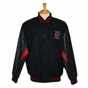 Collegiate Melbourne Demons Black Varsity Jacket
