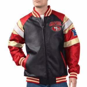 G iii San Francisco 49ers Varsity Leather Jacket