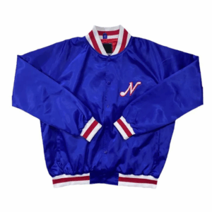 League Summer MLB Nashville Sounds Royal Throwback Jacket