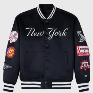 MLB New York Yankees Black Varsity Jacket