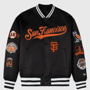 MLB San Francisco Giants Black Satin Jacket