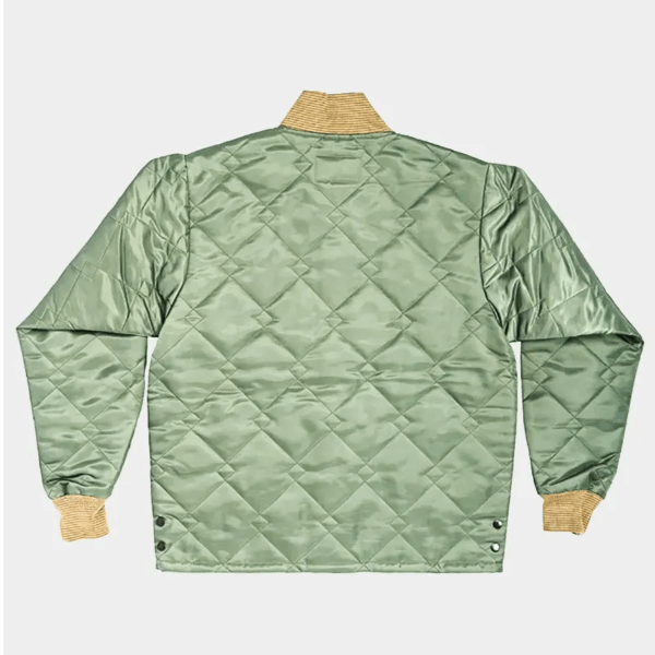 A Working Man Levon Cade Green Quilted Jacket - Image 2