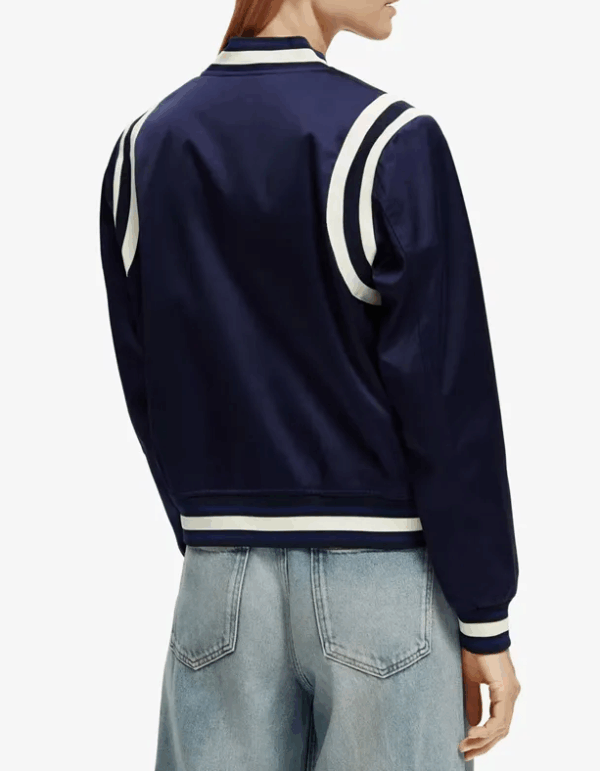 A Family Affair Joey King Varsity Jacket - Image 6