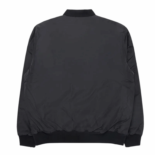 Collingwood Magpies Bomber Black Full-Snap Jacket - Image 2