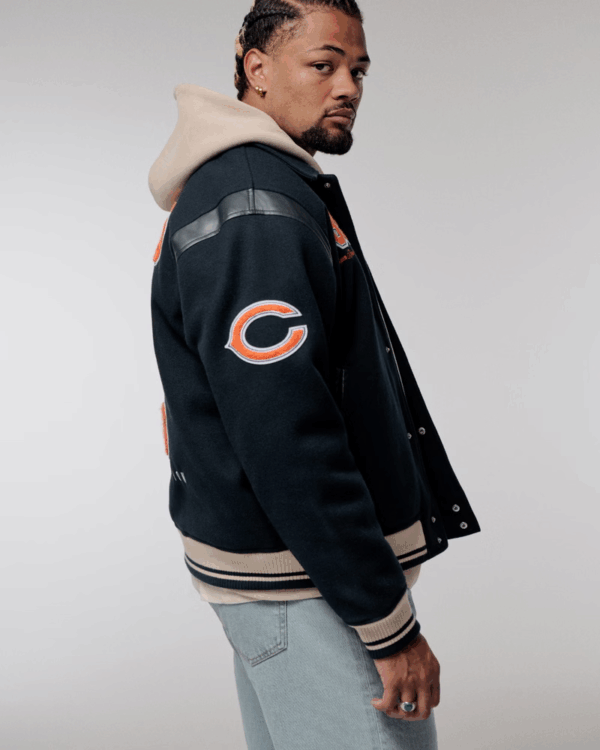 Chicago Bears Varsity Bomber Jacket - Image 3
