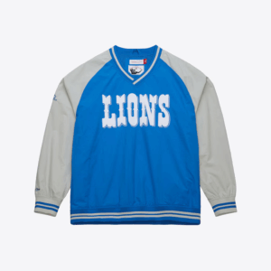 Unisex Blue Silver Detroit Lions Vintage Pullover