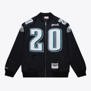 Unisex Brian Dawkins Black Philadelphia Eagles Maxxed Out Satin Jacket