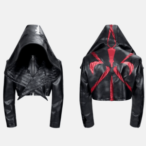 Bat Hats Hooded Short Jacket