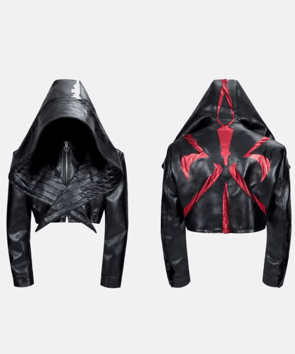 Bat Hats Hooded Short Jacket